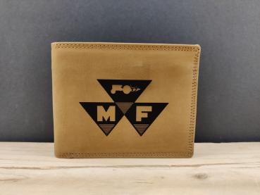MF Massey Ferguson Oldtimer Echt Leder Geldbörse